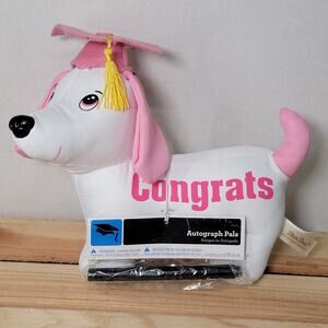 Dan Dee Autograph Pals Plush Dog Graduation Gift - NEW